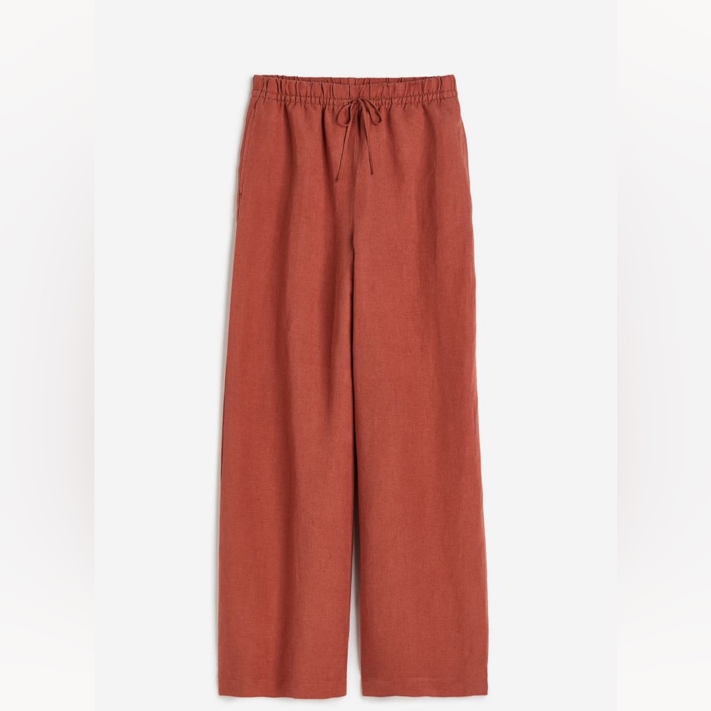 H&M Linen Blend Pants
